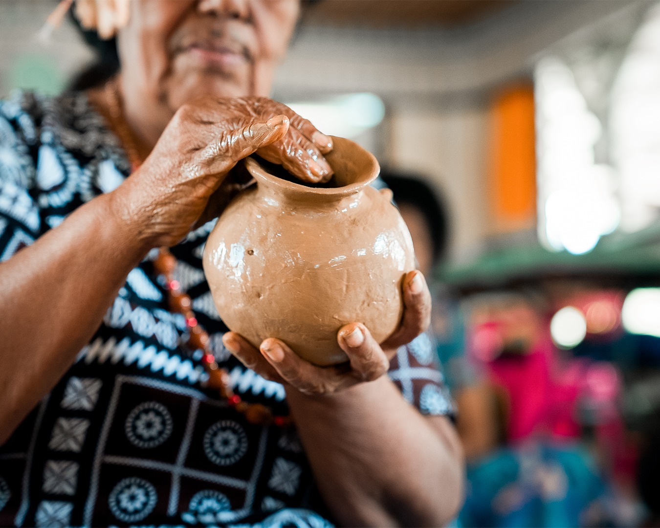 Lawai Village traditional pottery making