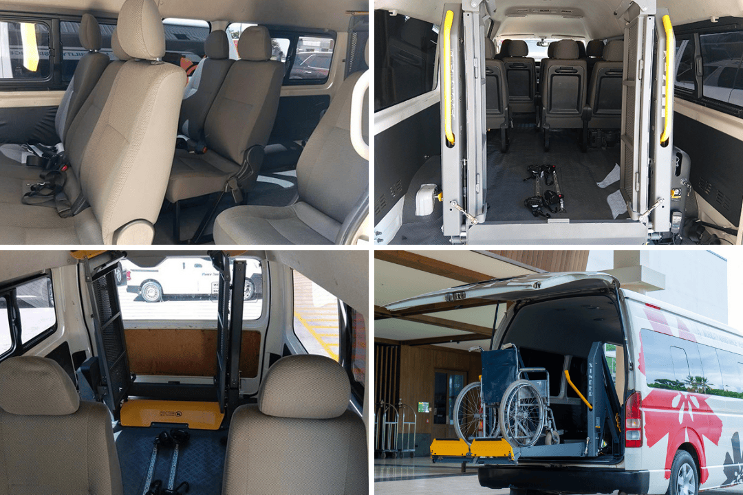 Accessible vehicle with wheelchair lift