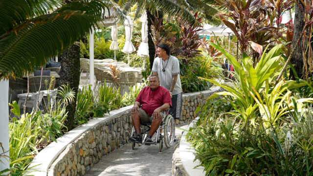 Wheelchair-accessible vehicle transfer in Fiji