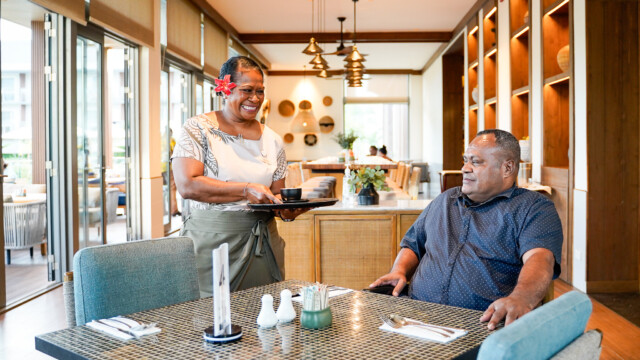 Wheelchair-accessible vehicle transfer in Fiji