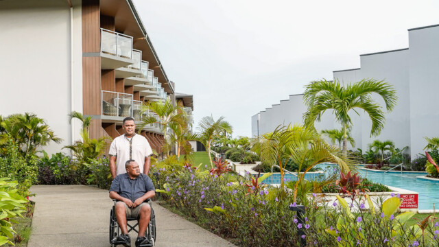 Wheelchair-accessible vehicle transfer in Fiji