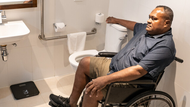 Wheelchair-accessible vehicle transfer in Fiji