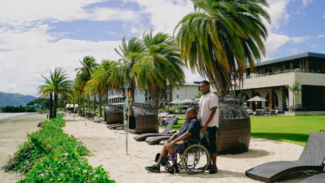 Wheelchair-accessible vehicle transfer in Fiji