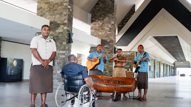 Wheelchair-accessible vehicle transfer in Fiji