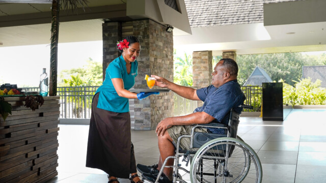 Wheelchair-accessible vehicle transfer in Fiji