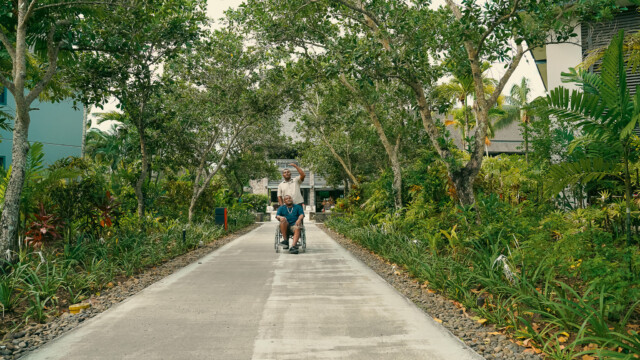 Wheelchair-accessible vehicle transfer in Fiji