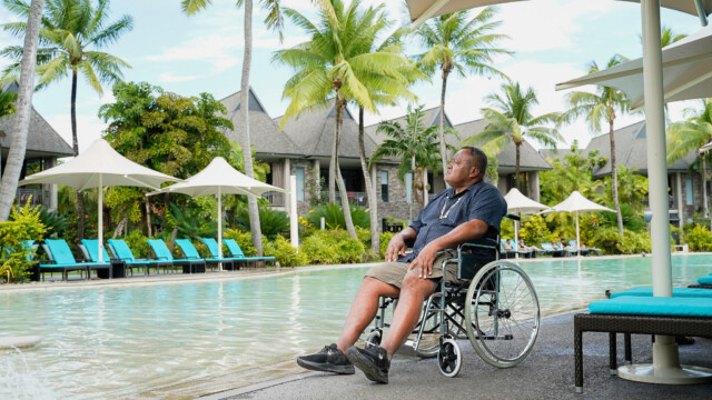 Wheelchair-accessible vehicle transfer in Fiji
