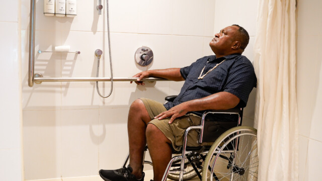 Wheelchair-accessible vehicle transfer in Fiji
